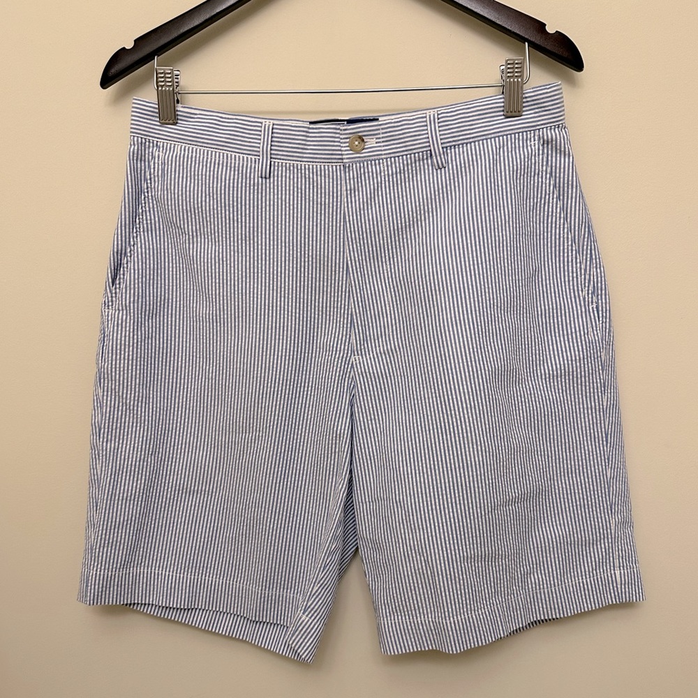 Polo by Ralph Lauren white striped shorts